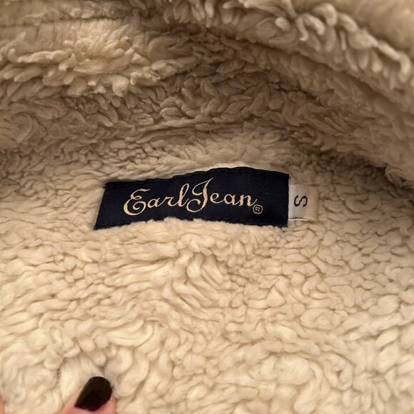 Vintage Earl Jean Corduroy Sherpa Jacket Size S - Picture 4 of 7
